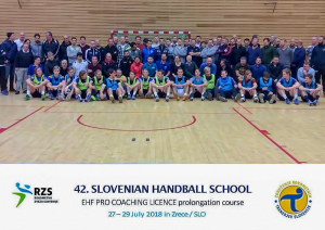 Pročitajte više o članku Slovenski rukometni savez organizira EHF PRO tečaj za produljenje Master licence (27. – 29. 7. 2018.)