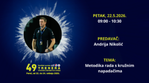 49. Seminar trenera – Predstavljanje predavača: Andrija Nikolić