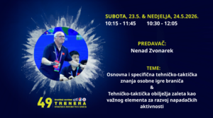 49. Seminar trenera – Predstavljanje predavača: Nenad Zvonarek