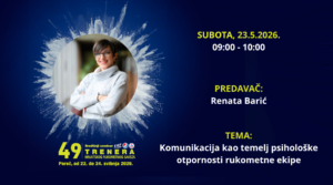 49. Seminar trenera – Predstavljanje predavača: Renata Barić